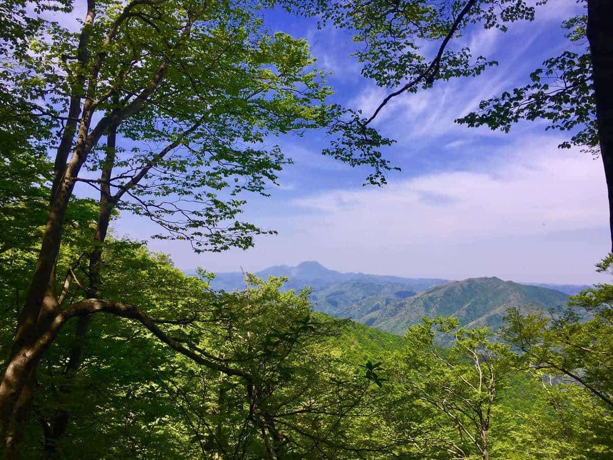 島根県飯南町の大万木山トレッキングツアーイベントの様子