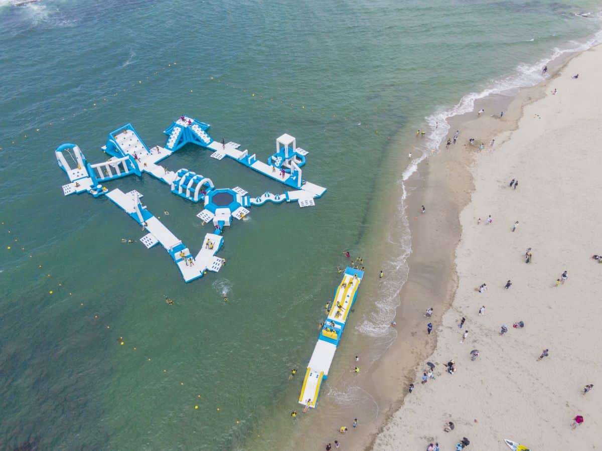 島根県浜田市イベント_海水浴場_海上アスレチック_海神_カイジン_料金_開催時期_子ども