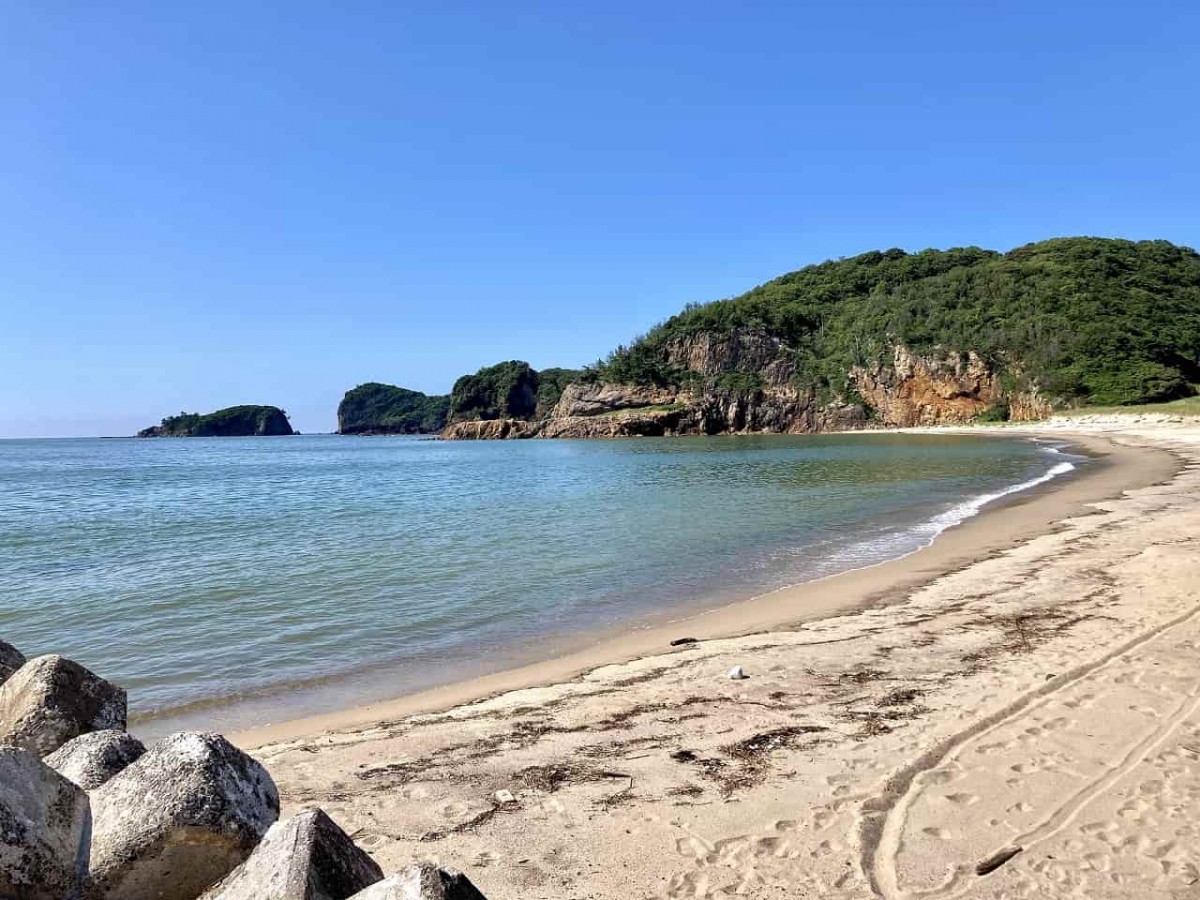 大田市_仁万海岸公園_子連れ_人気_オススメ_夕日_休憩スポット_海_仁万海岸