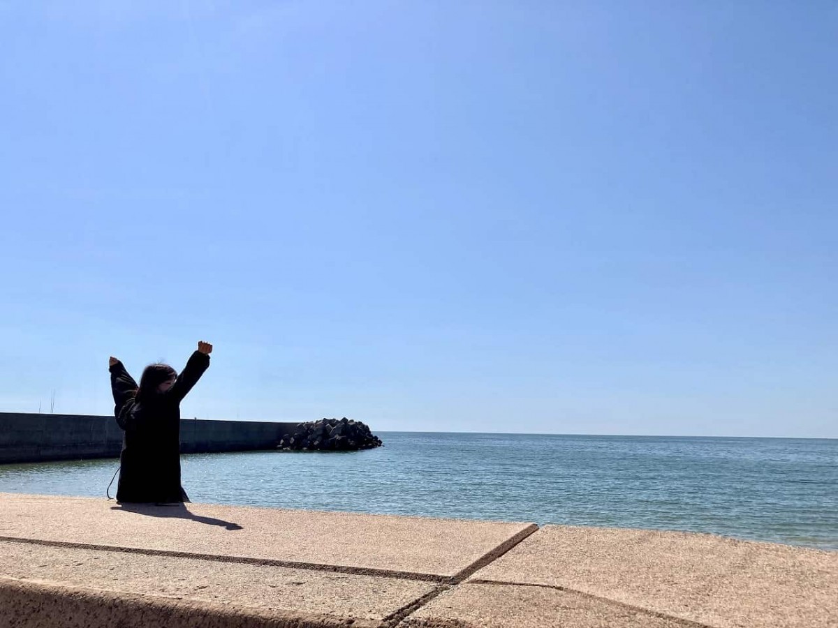 大田市_仁万海岸公園_子連れ_人気_オススメ_夕日_休憩スポット_海_仁万海岸