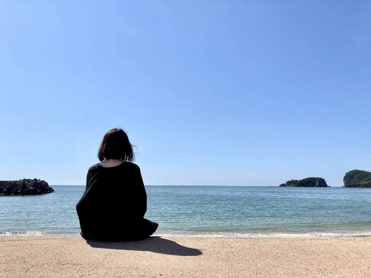 大田市_仁万海岸公園_子連れ_人気_オススメ_夕日_休憩スポット_海_仁万海岸