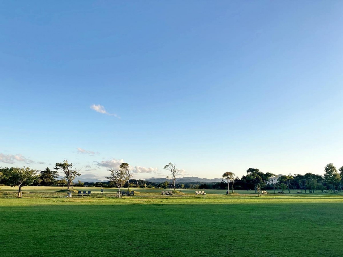 島根県のフィールドアスレチック施設『万葉公園』の「太陽の広場」