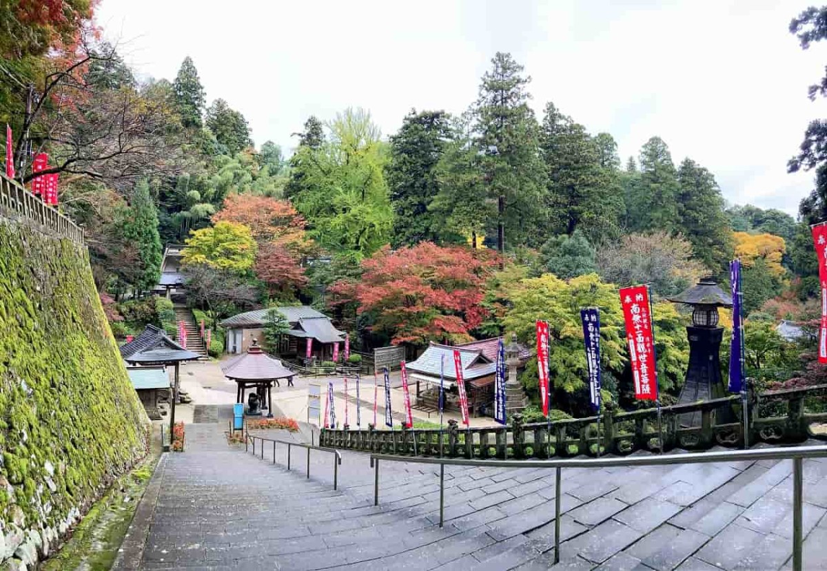 島根県安来市_紅葉_清水寺_お出かけ_オススメ_人気_お寺_三重塔