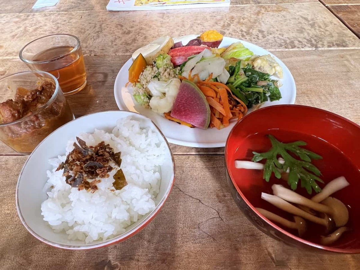 島根県津和野町のカフェレストラン『糧（かて）』のランチメニュー