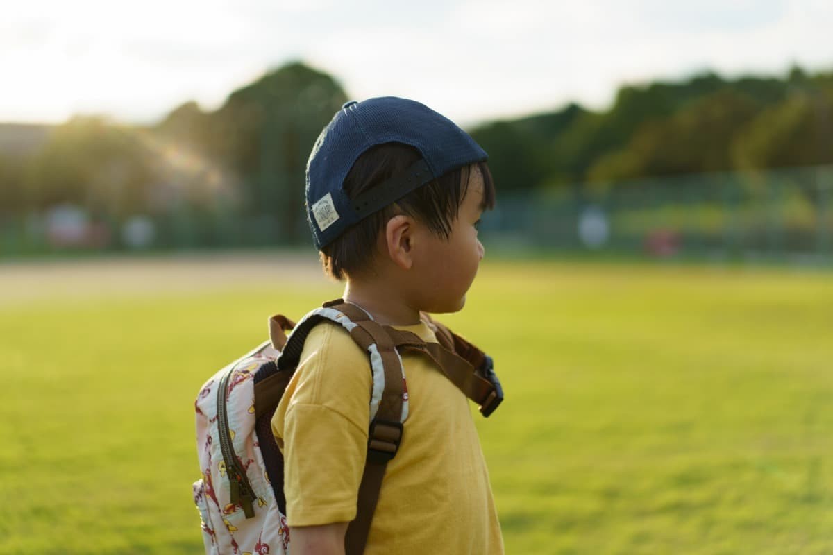 子どもの横顔