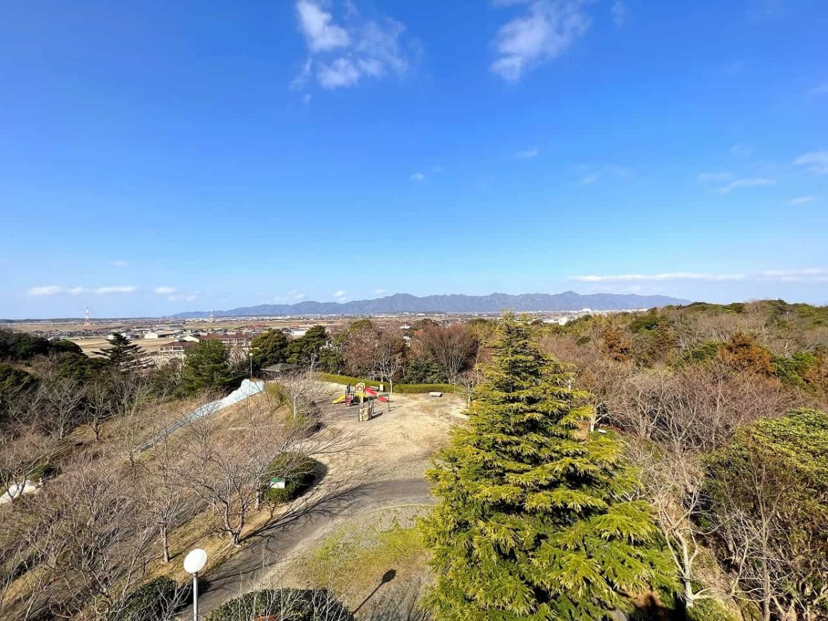 島根県出雲市にある『真幸ヶ丘公園』の様子