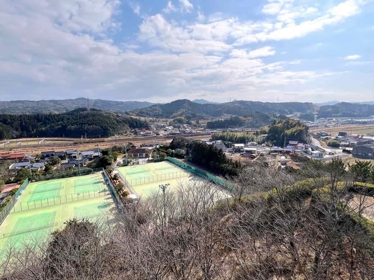 島根県出雲市にある『真幸ヶ丘公園』の様子