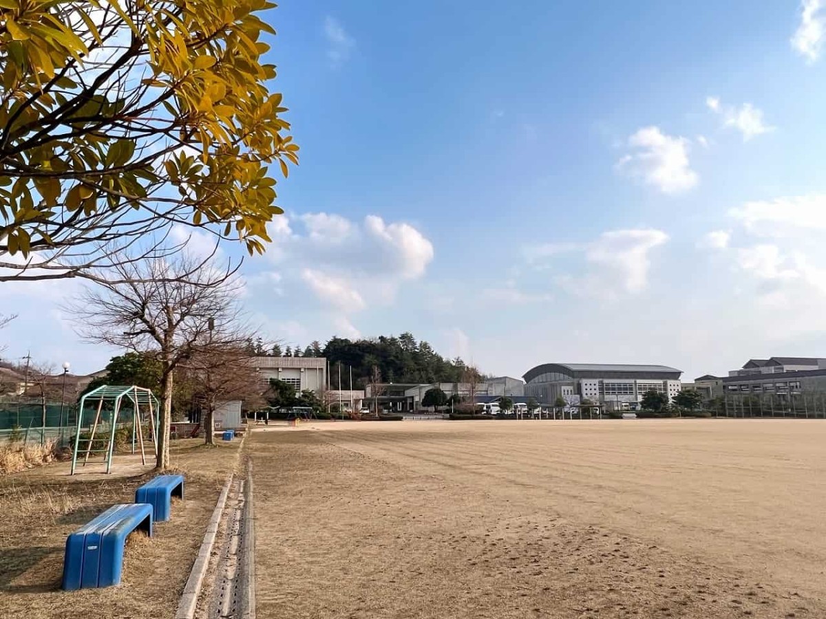 島根県松江市美保関町にある『美保関町総合運動公園』の様子