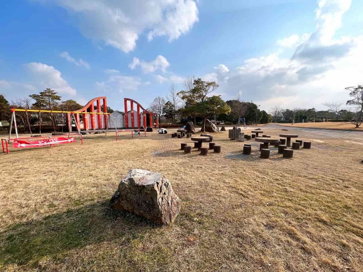 島根県松江市美保関町にある『美保関町総合運動公園』の様子