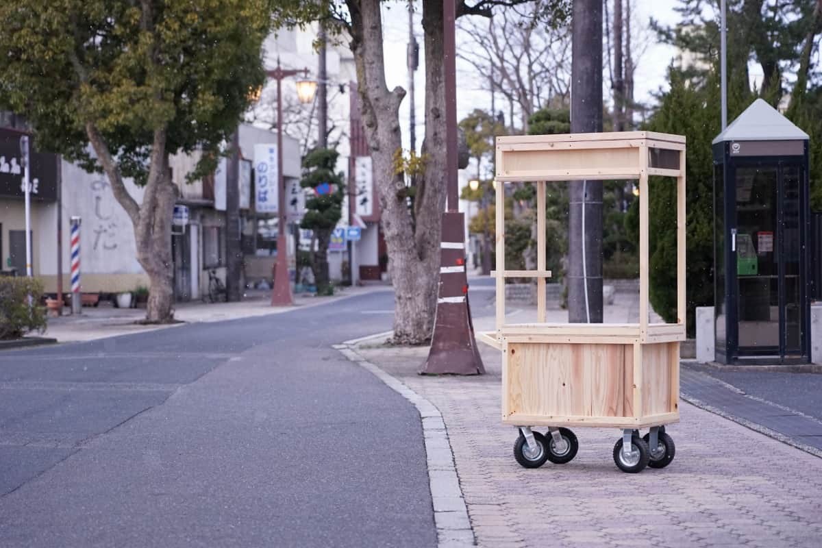 鳥取県米子市の温泉地・皆生温泉で始まった「屋台のレンタル」で利用できる屋台