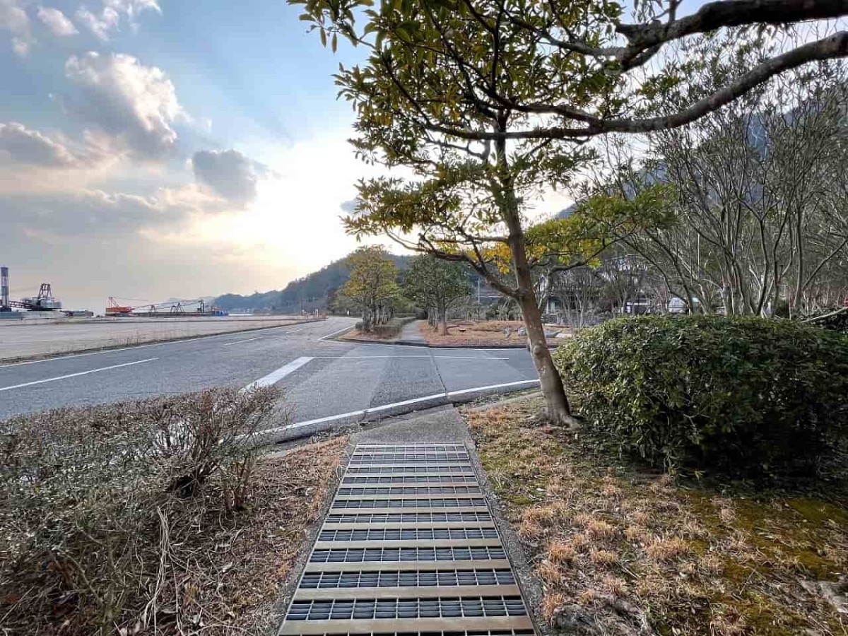 松江市美保関町の『小中村公園』の様子