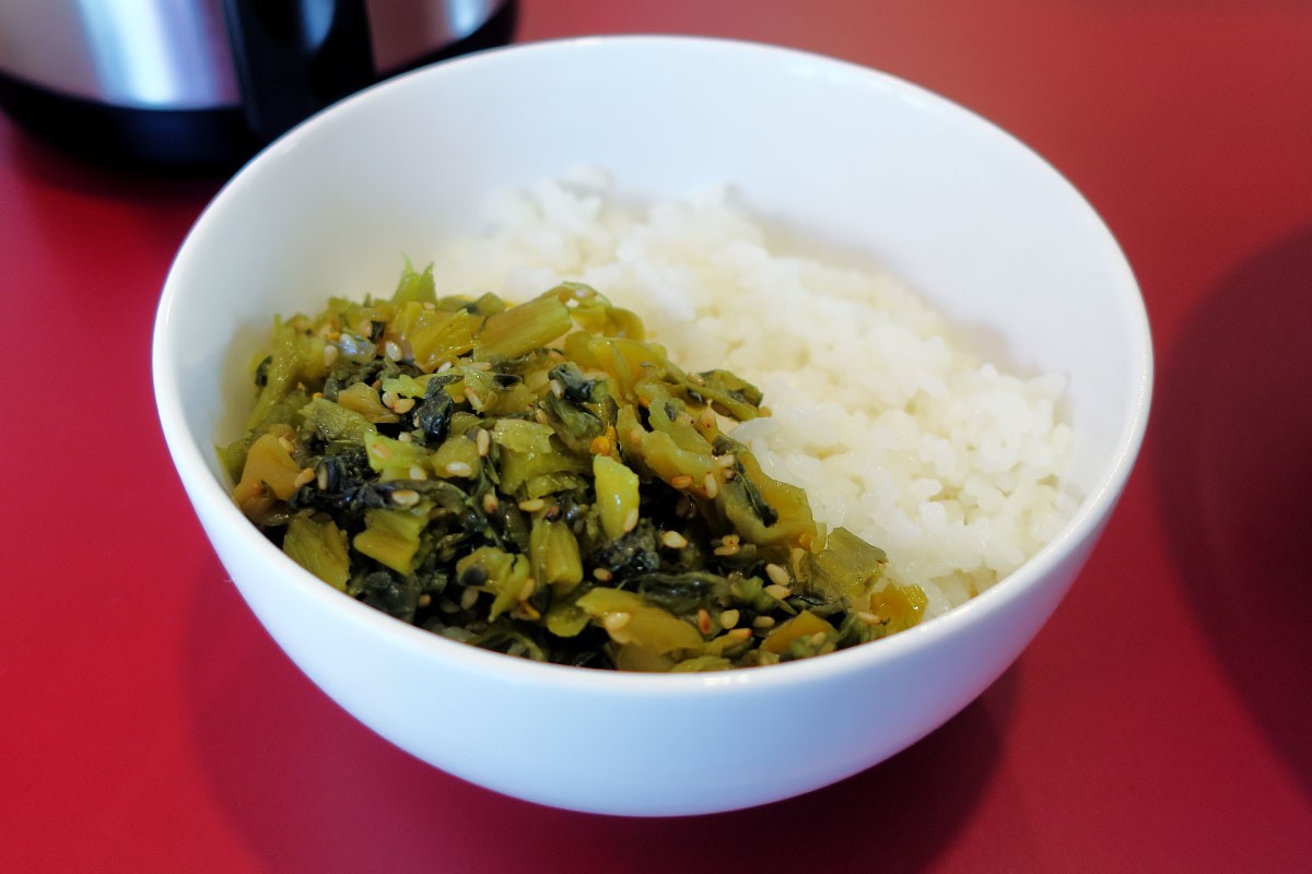 島根県松江市のJR松江駅近くにある家系ラーメン店『シノカンnoodle』の小ライス