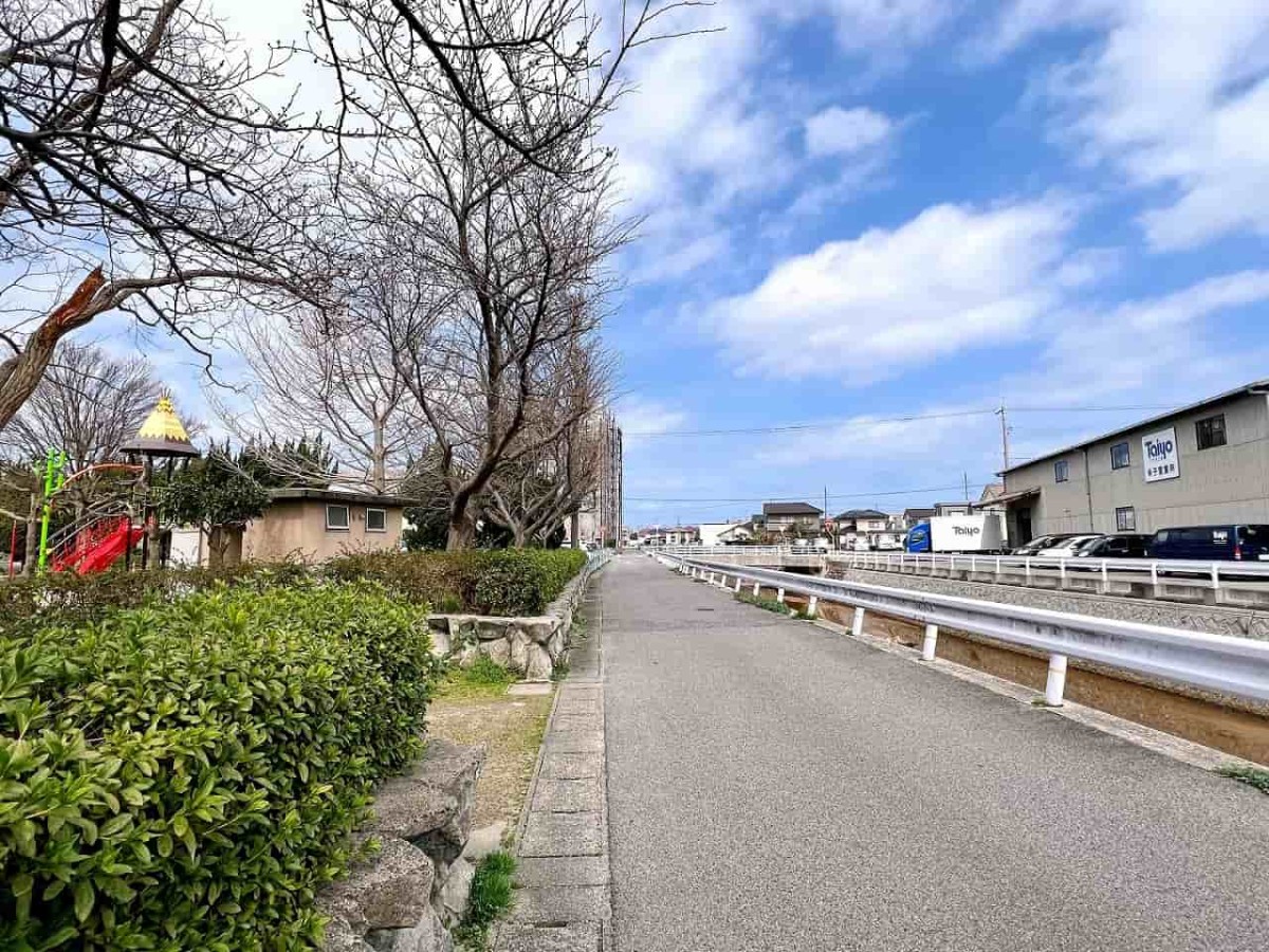 鳥取県米子市両三柳にある『三柳上谷公園』の様子