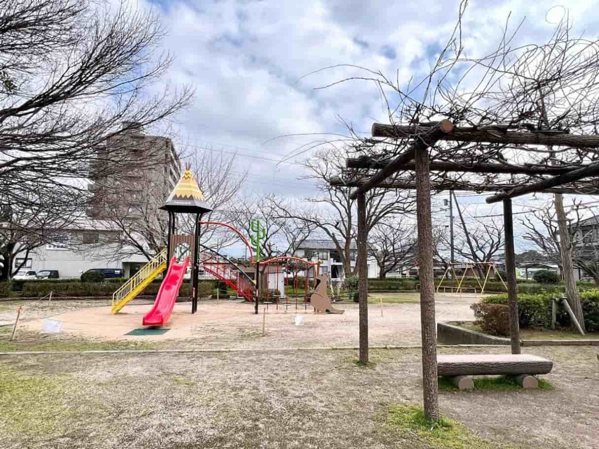 鳥取県米子市両三柳にある『三柳上谷公園』の様子