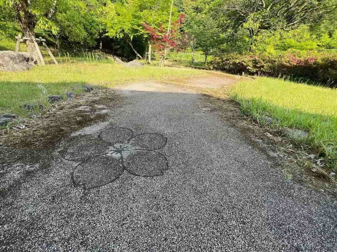 鳥取県西伯郡南部町にある『新宮谷公園』の様子