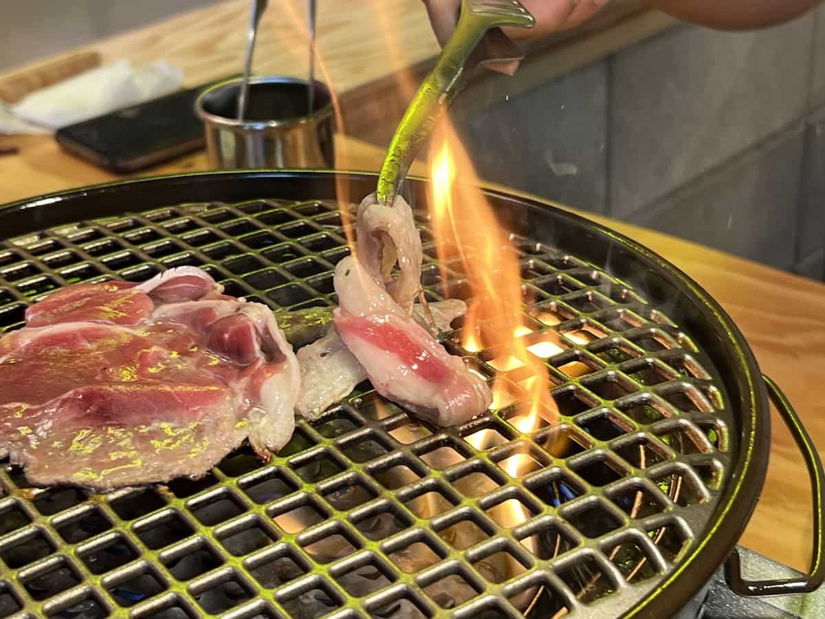 島根県松江市にある『焼肉酒場れもん松江駅前店』のジンギスカン焼肉