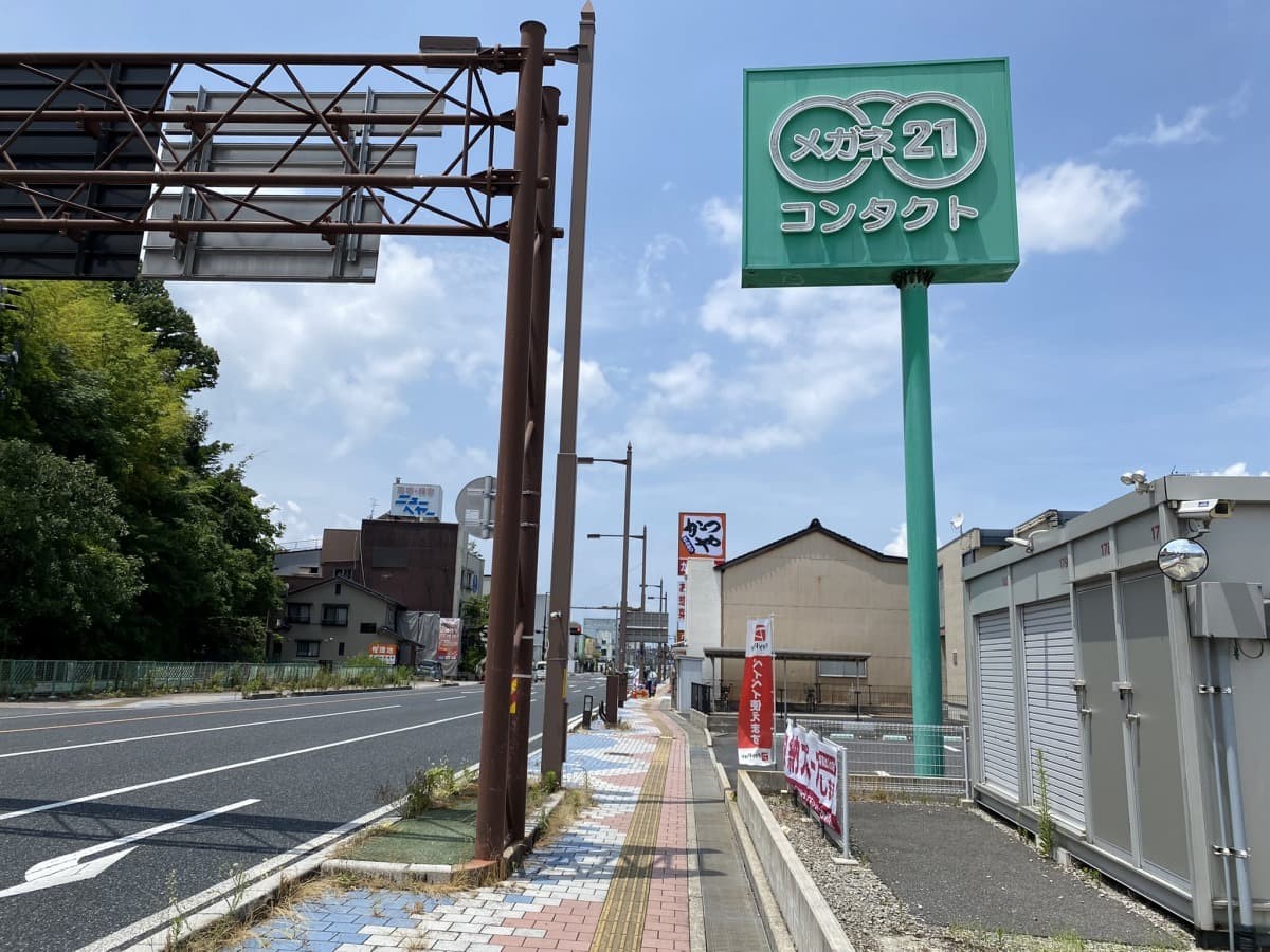 島根県松江市にオープンする「かつや島根松江店」周辺の様子