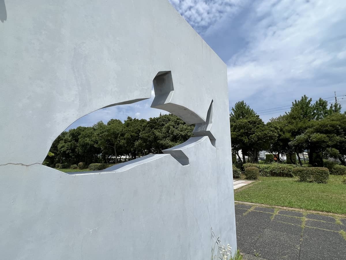 鳥取県境港市の『夢みなと公園』の様子