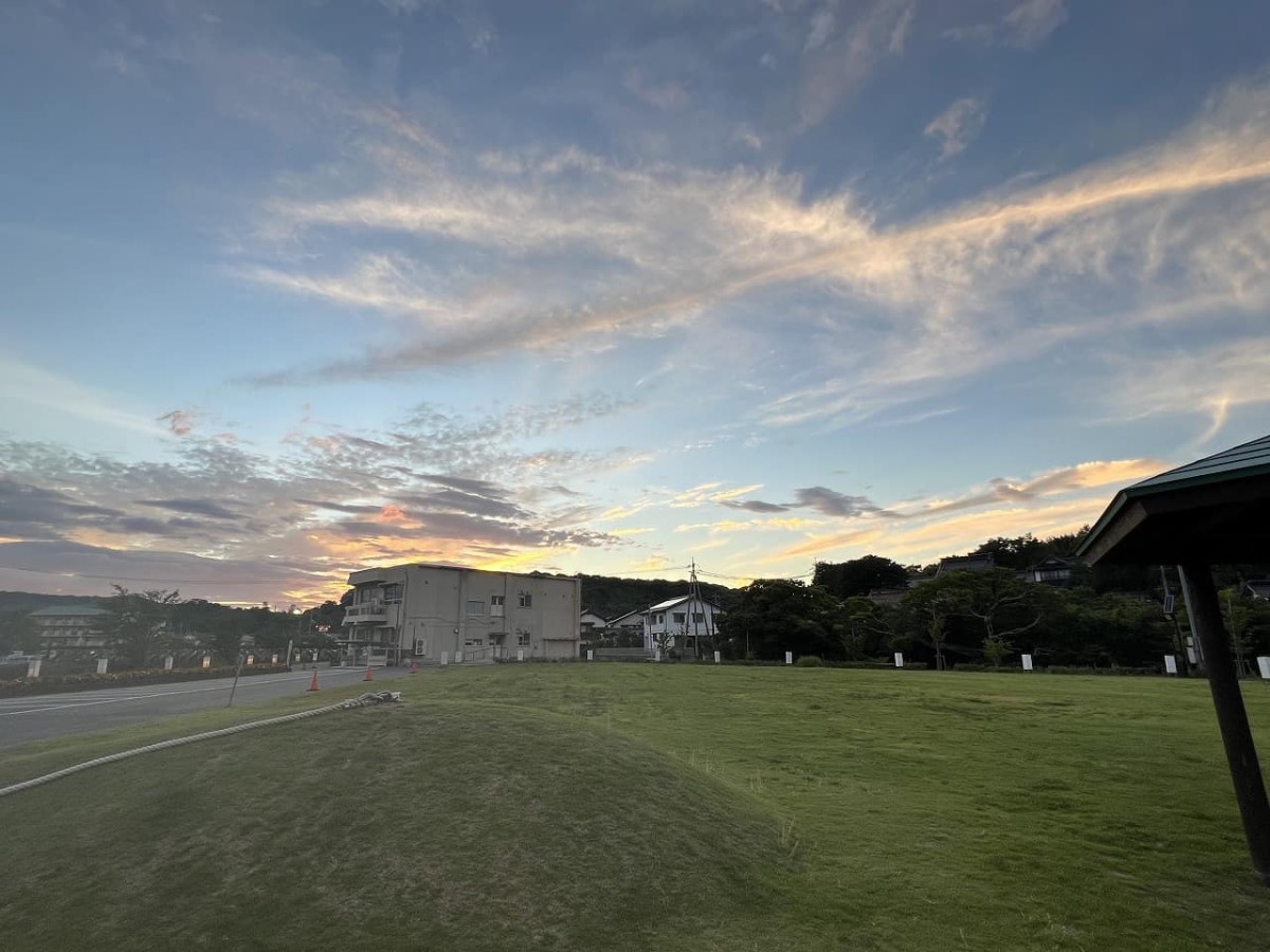 鳥取県鳥取市青谷町にある『青谷ようこそ広場』の様子