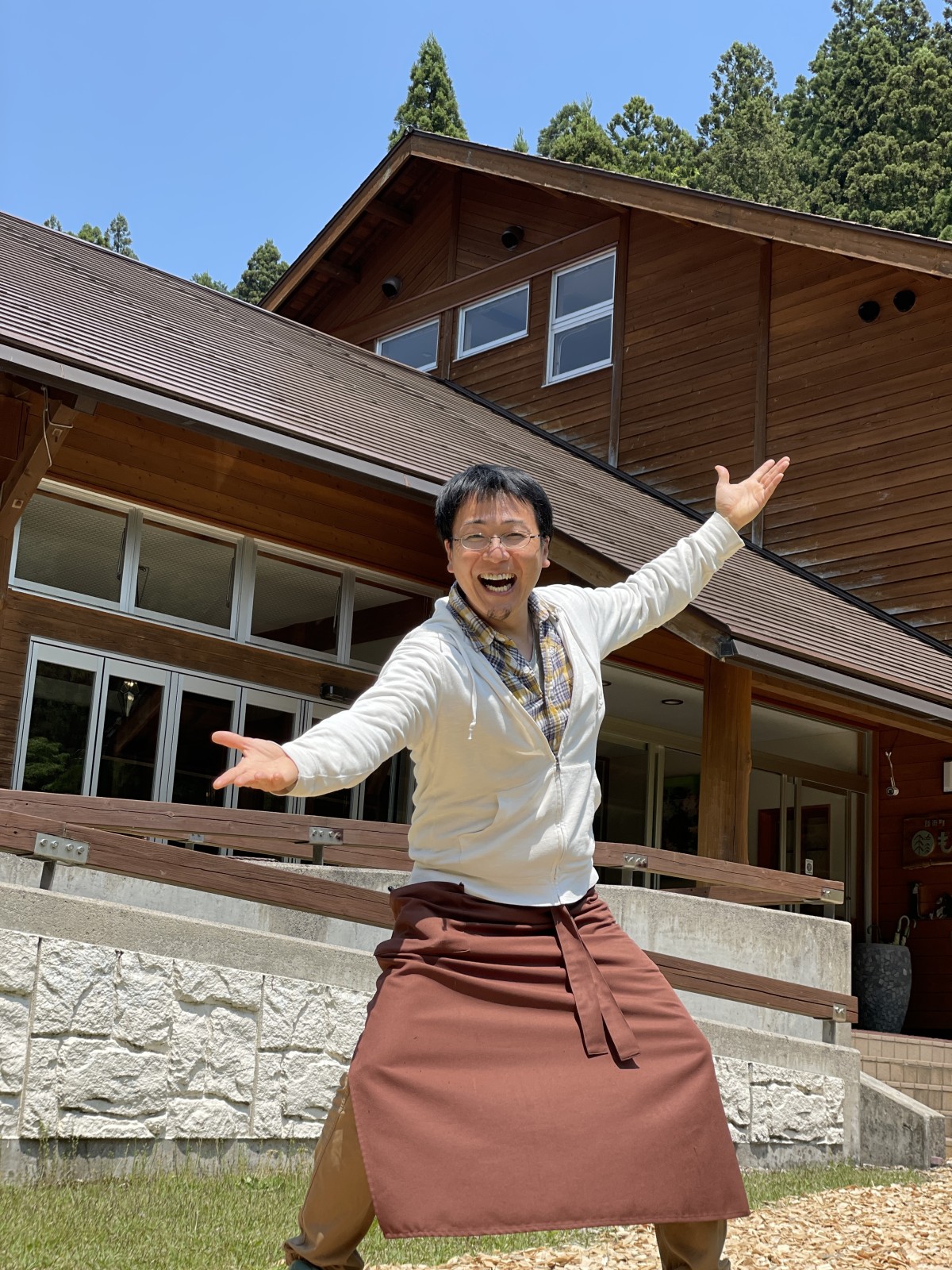 島根県飯南町にある宿泊施設『森のホテルもりのす』の店長・田中さん