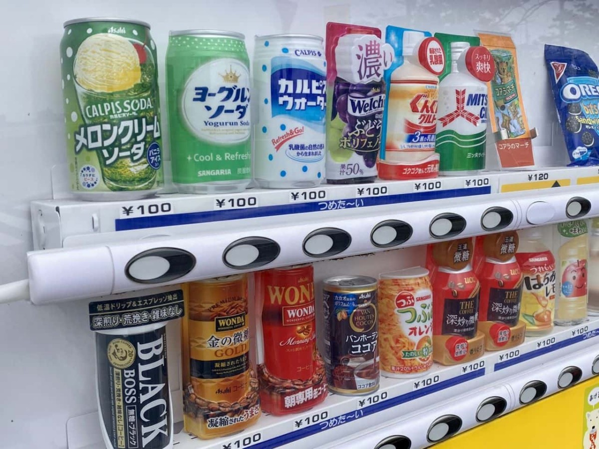 鳥取県湯梨浜町で見つけたお菓子「オレオ」を売ってる自販機