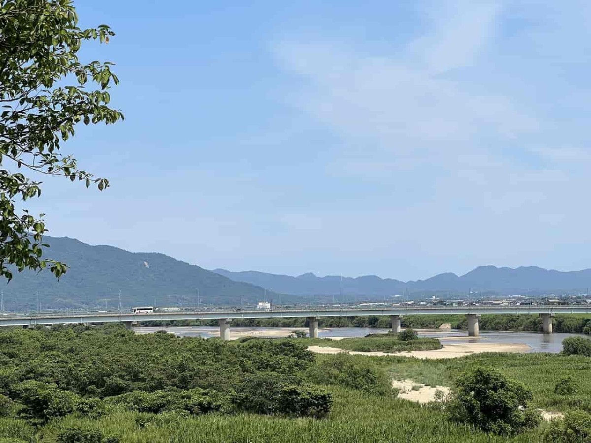 島根県出雲市にある「岩樋公園」からの眺め