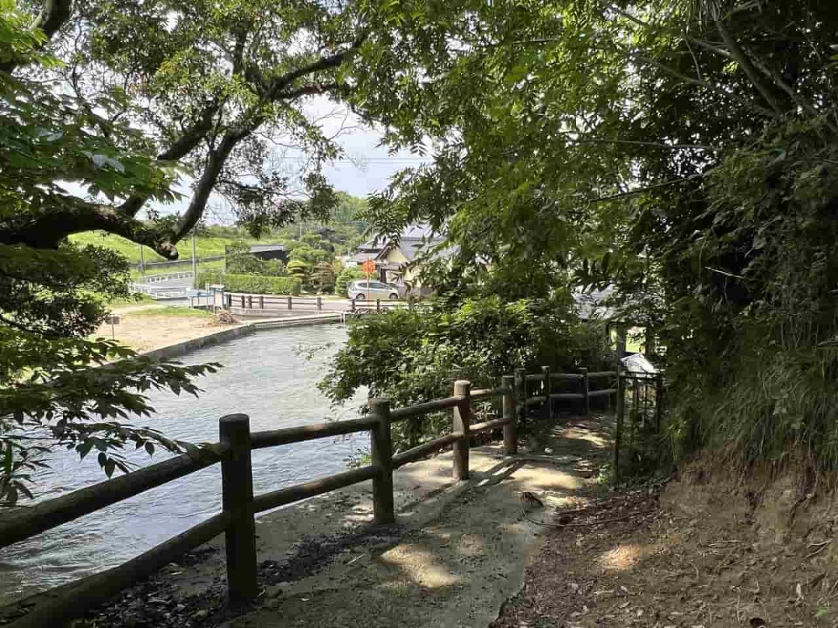 島根県出雲市にある「岩樋公園」の様子