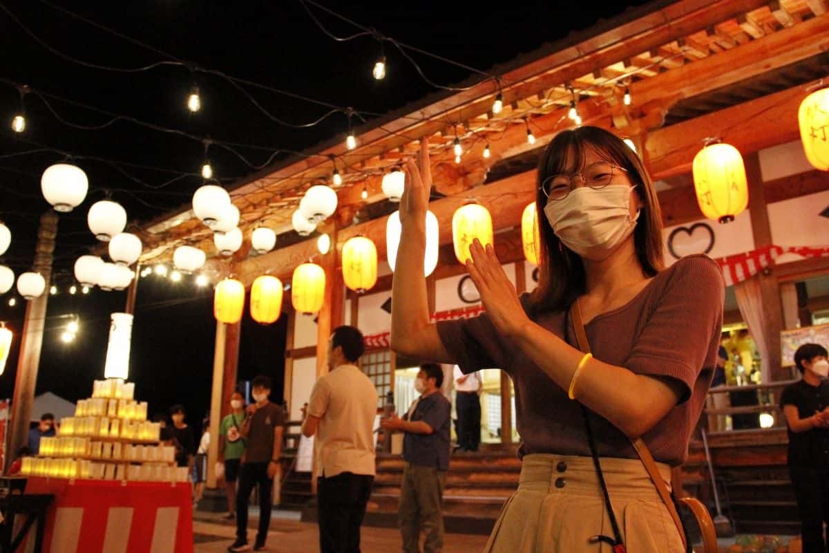 島根県江津市で開催されたイベント「第1回はづみ縁日」の様子