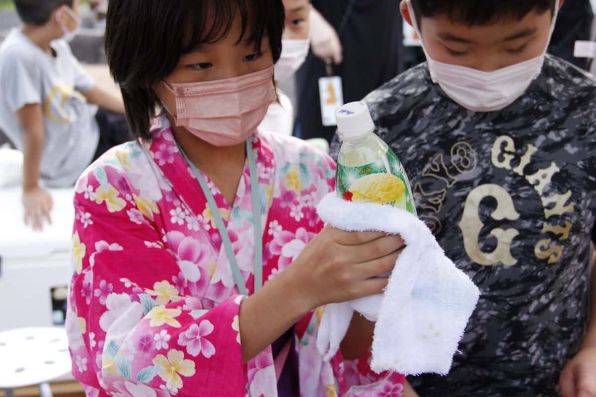 島根県江津市で開催されたイベント「第1回はづみ縁日」の様子