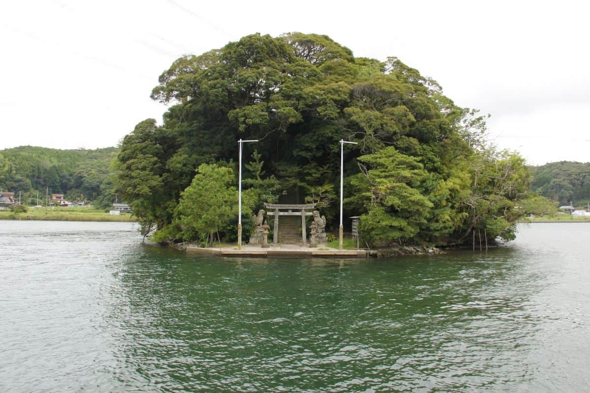 島根県松江市にある神社『手間天神社』の景観