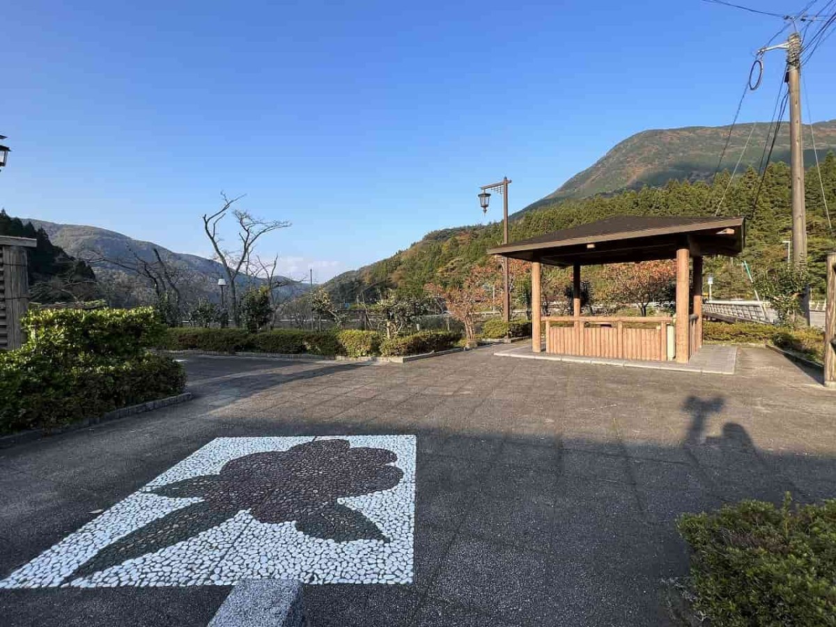 鳥取県鳥取市鹿野町にある『花巻公園』の様子