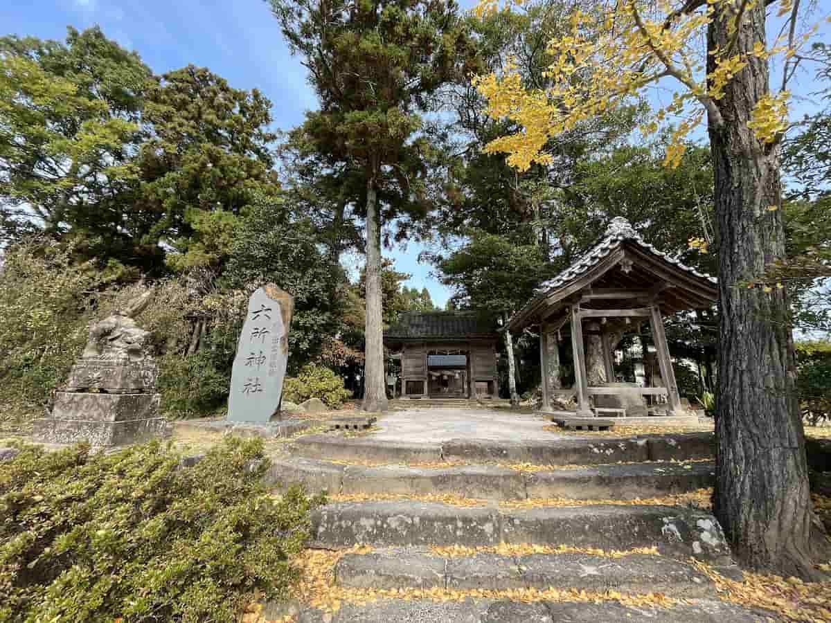 島根県松江市にある「六所神社」_イチョウ_六社巡り