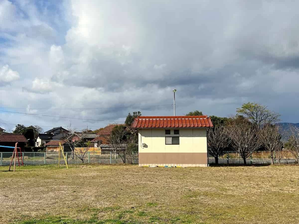 島根県松江市の大根島にある『亀尻緑地公園』の様子