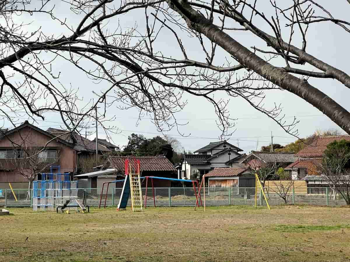 島根県松江市の大根島にある『亀尻緑地公園』の様子