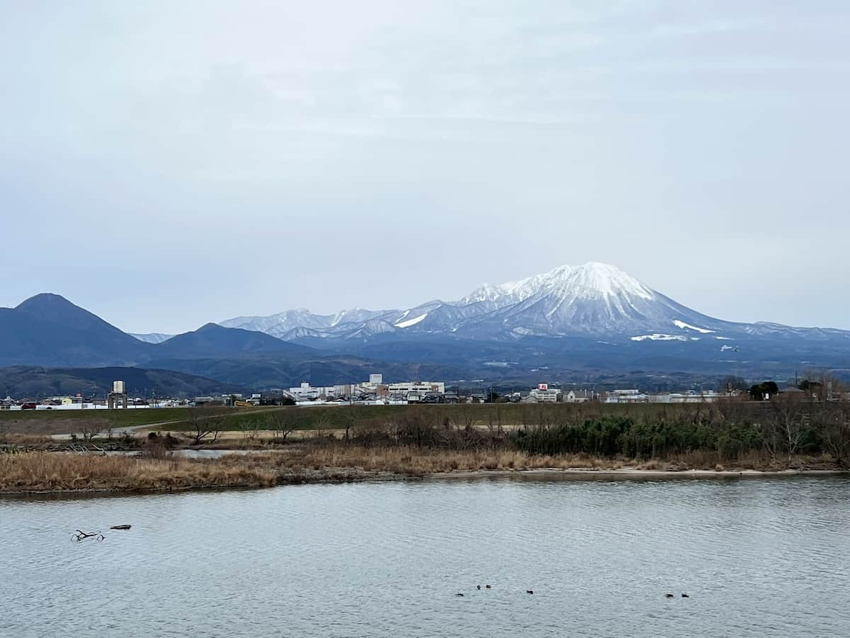 日吉津から見た大山