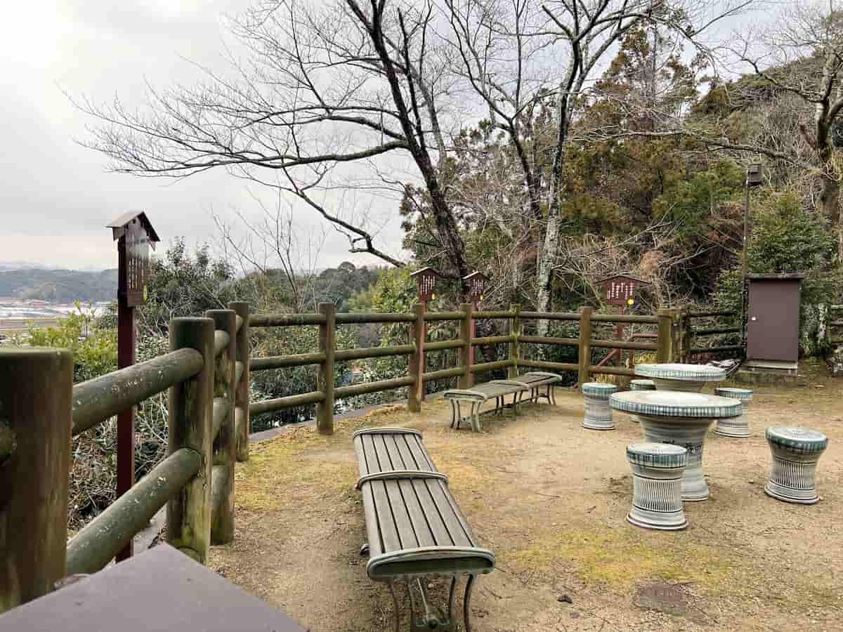 島根県益田市の『高津柿本神社』の境内周辺