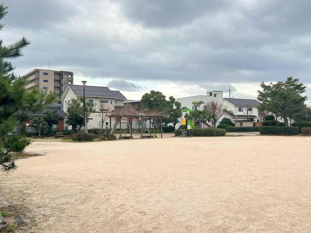 鳥取県米子市の431号線近くにある『福米西公園』の様子