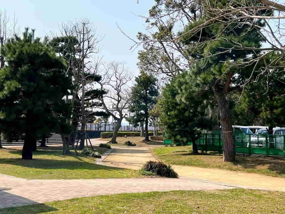 島根県松江市にある『末次公園』の様子