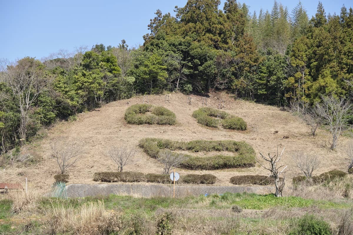 島根県松江市にある「にっこり山」の近景