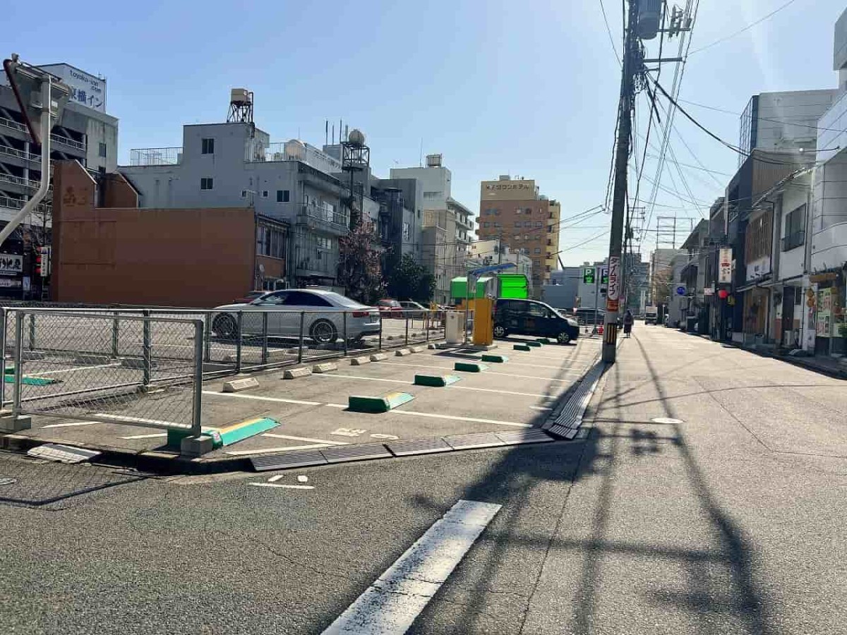 鳥取県米子市の米子駅近くにある『明治第一公園』の様子