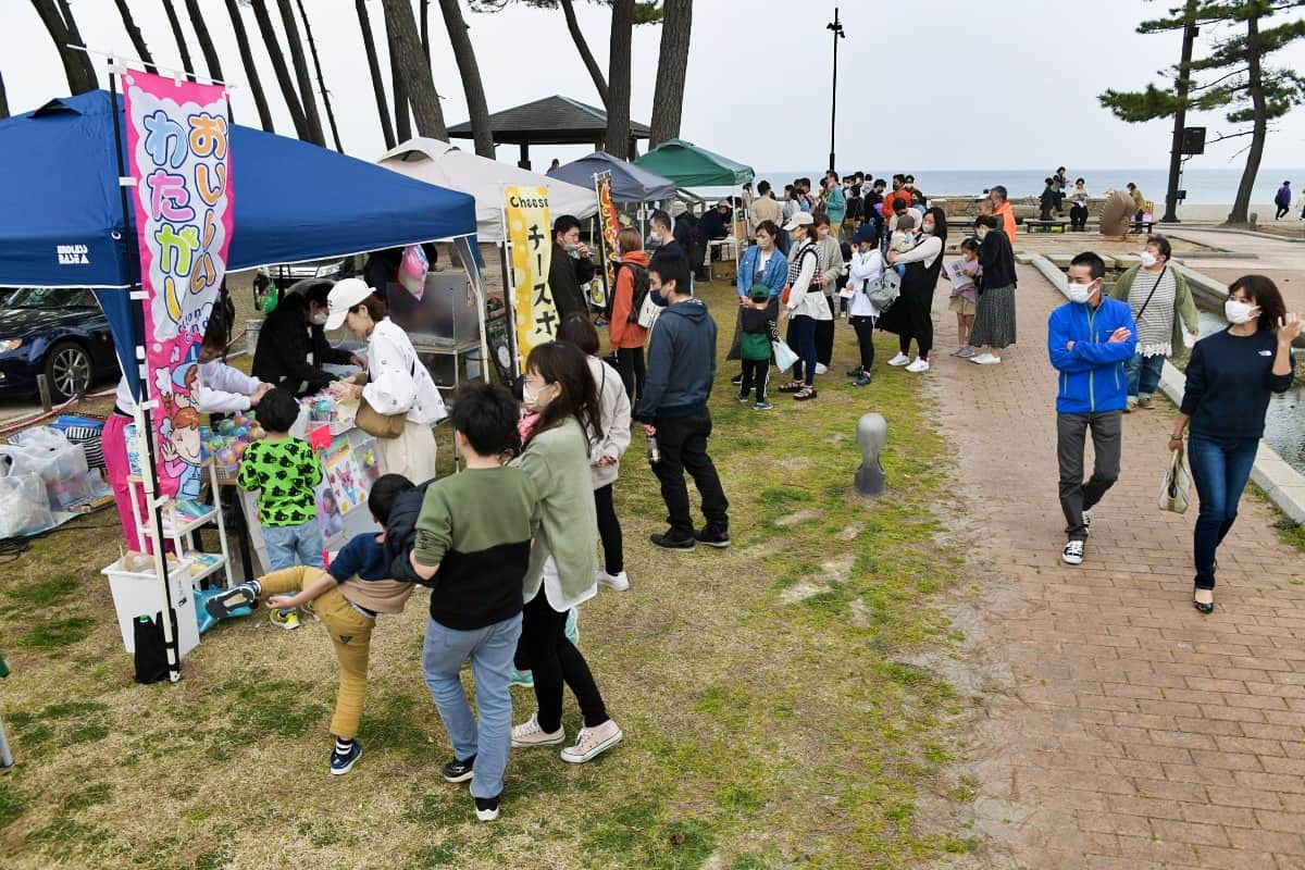 鳥取県米子市の皆生温泉のイベント「ぐるぐるかいけ」過去開催時の様子