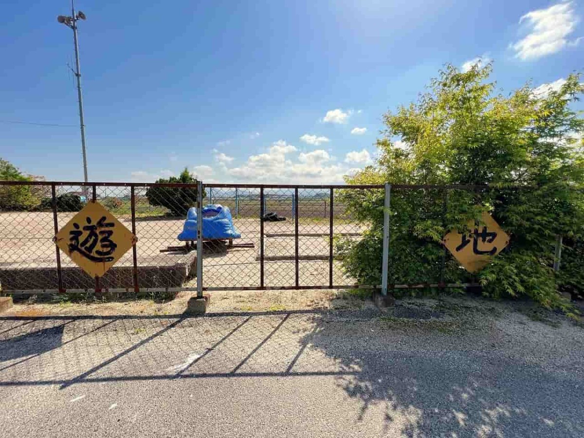 鳥取県米子市にある『橋本遊園地』の様子