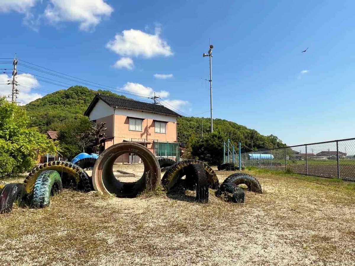 鳥取県米子市にある『橋本遊園地』の様子