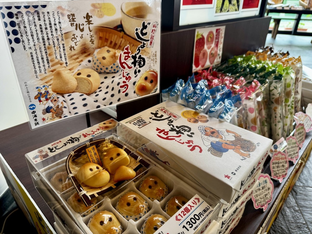 島根県安来市にある『安来節演芸館』のお土産ショップ