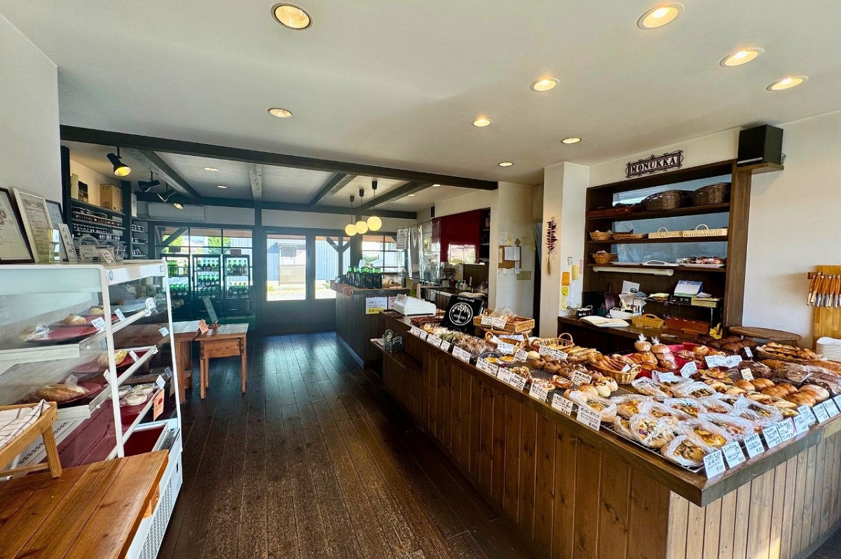 島根県益田市にある『モヌッカ』の店内の様子