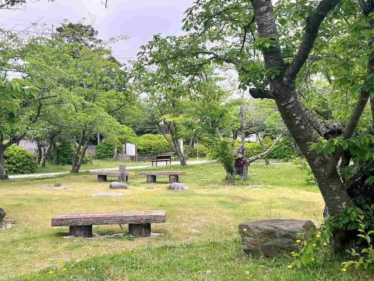 鳥取県大山町にある『名和公園』の様子