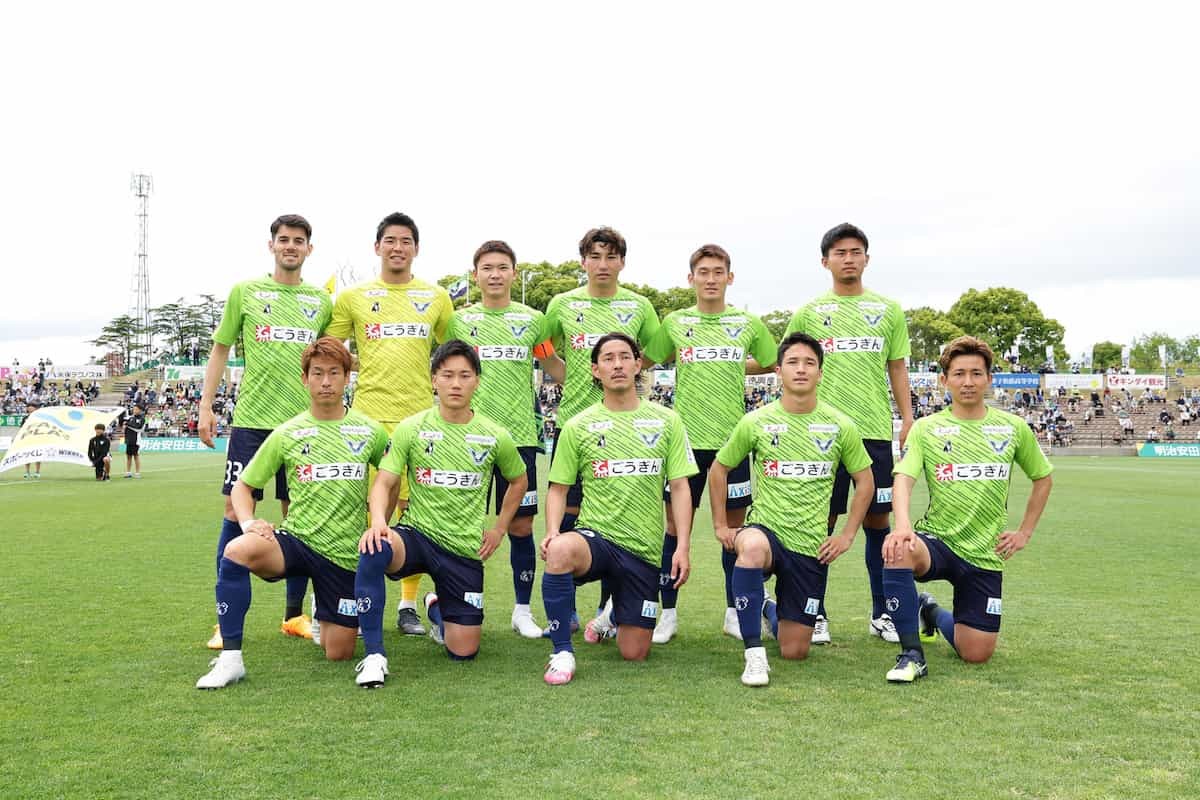 鳥取県のプロサッカークラブ「ガイナーレ鳥取」の試合風景