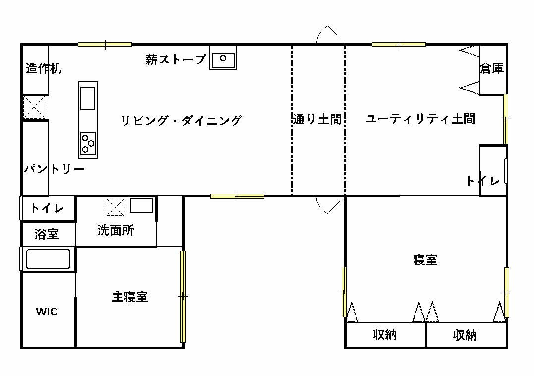 「みさとと。サステナブルハウス」の図面