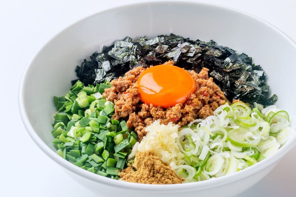 鳥取県米子市にある『東京まぜそば 麺屋まつり』の東京まぜそば