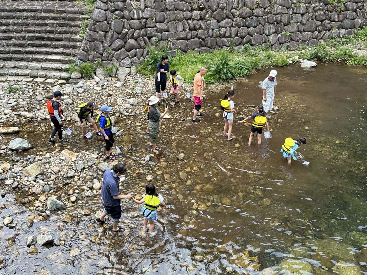 水遊びの様子